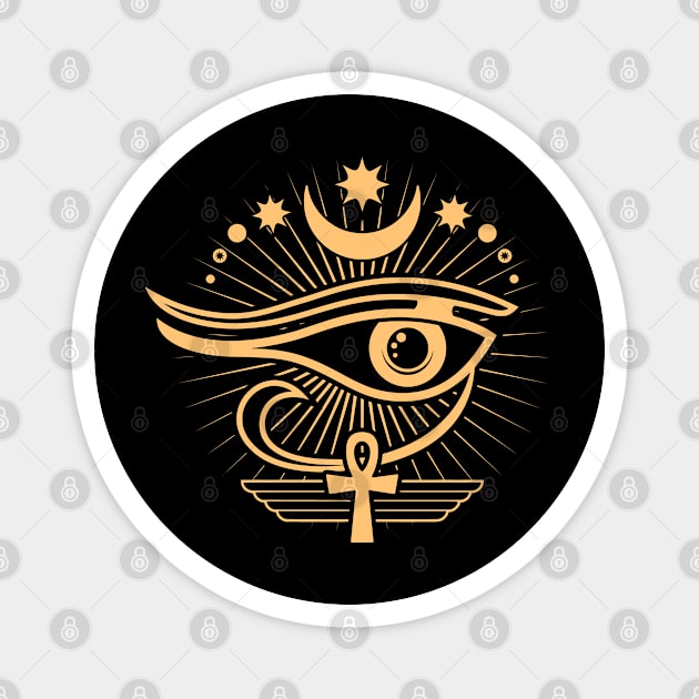 Eye Of Horus Magnet by zap